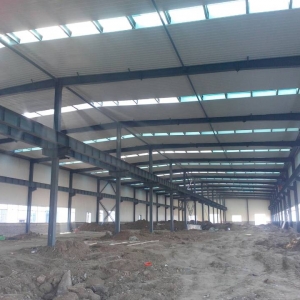 ܇�g䓽Y(ji��)��(g��u)���b installation of steel structure in workshop