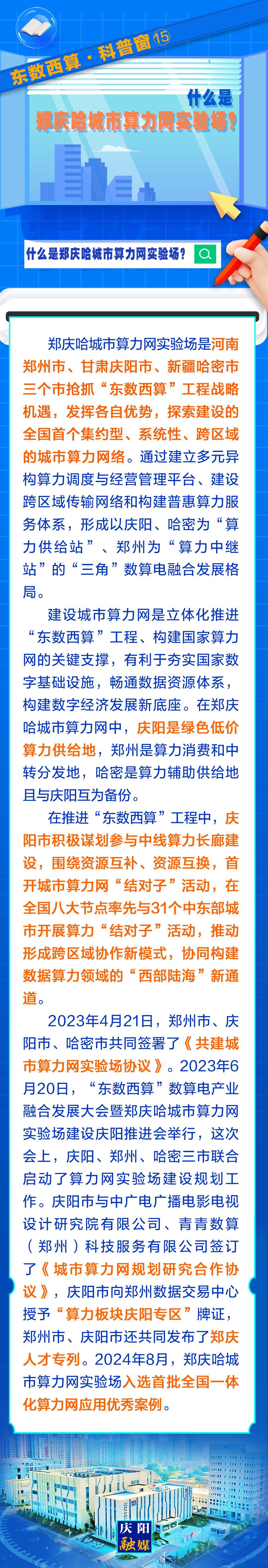 東數(shù)西算·科普窗⒂｜什么是鄭慶哈城市算力網(wǎng)實(shí)驗(yàn)場(chǎng)？