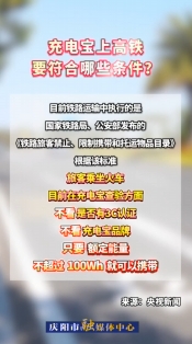 充電寶上高鐵要符合哪些條件？看這里→