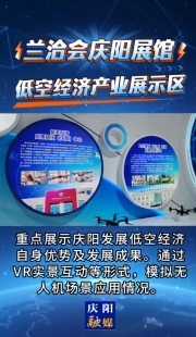 蘭洽會慶陽展館｜低空經(jīng)濟產(chǎn)業(yè)展示區(qū)